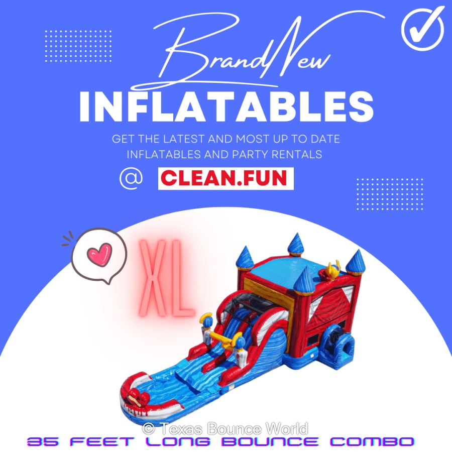 Inflatable Slide & Bounce House Rental Combos in The Woodlands TX