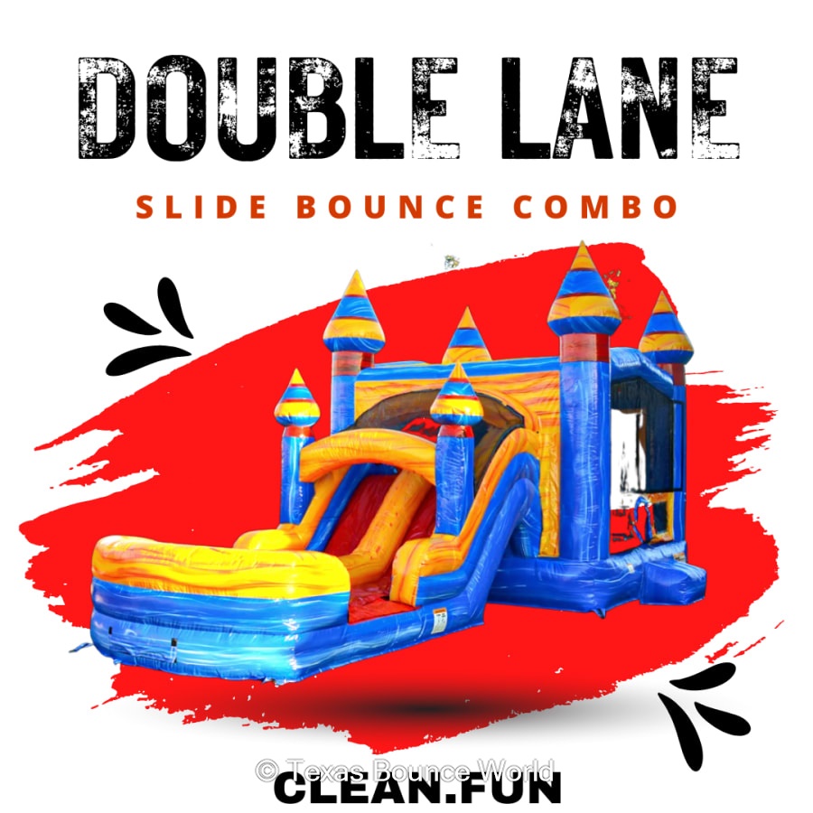 Inflatable Slide & Bounce House Rental Combos in The Woodlands TX