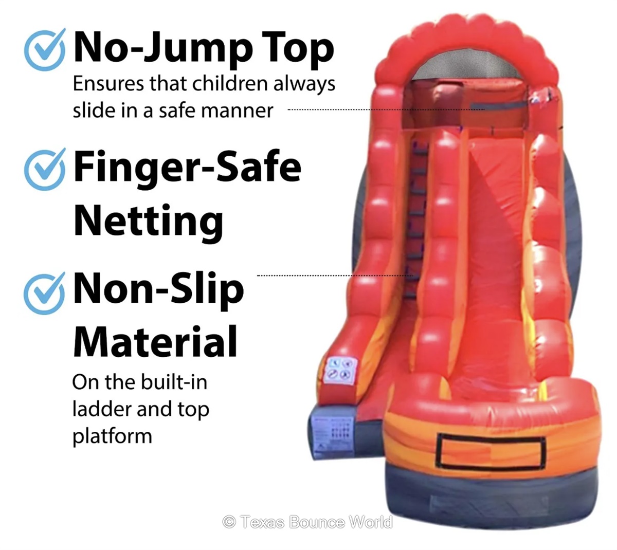Volcano Inflatable Slide - Bounce House Rental in The Woodlands TX ...